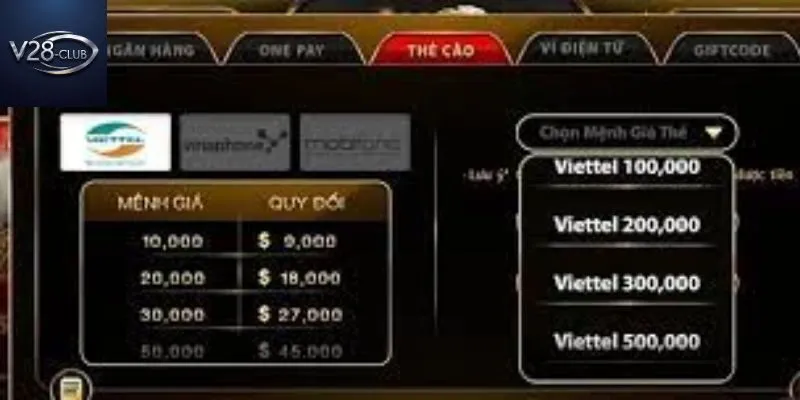 Thanh toán thông qua thẻ cào quá trình khá đơn giản